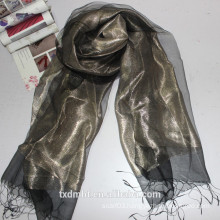 HTC445-2 metal yarn scarf